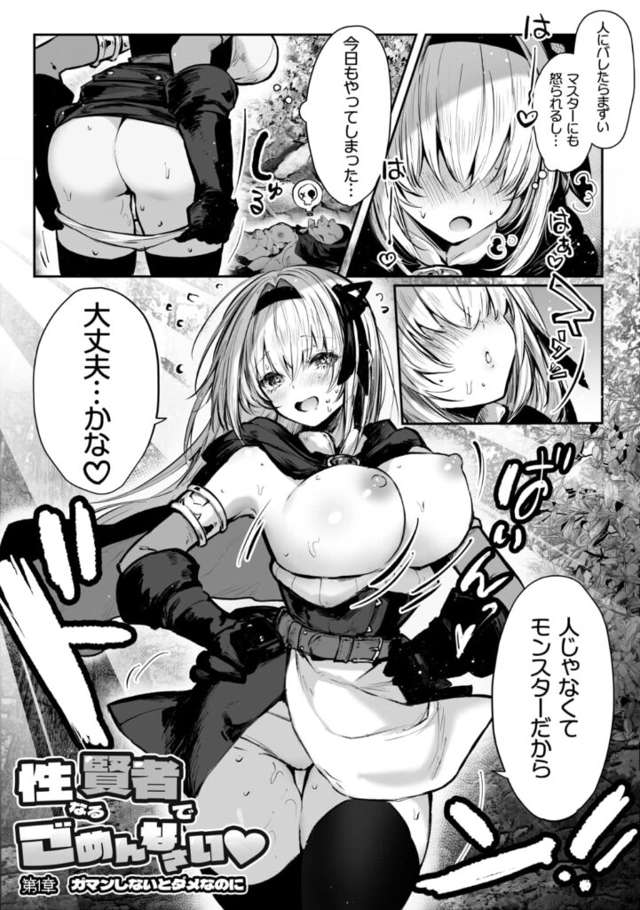 エロ漫画作品『性なる賢者でごめんなさい〜第1章ガマンしないとダメなのに〜』作者:パイレーツキャット